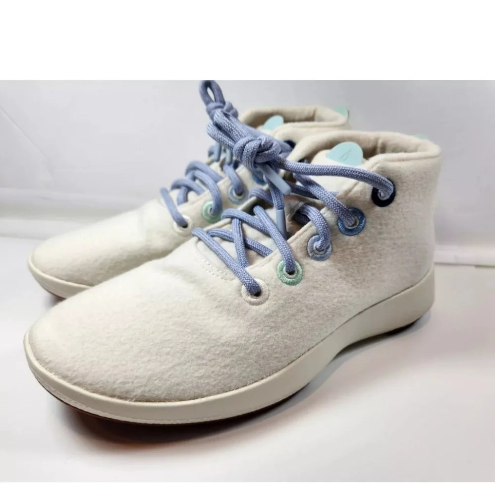 Allbirds Size 9 Wool Runner Up Mizzles Frost White High Top Women Comfort